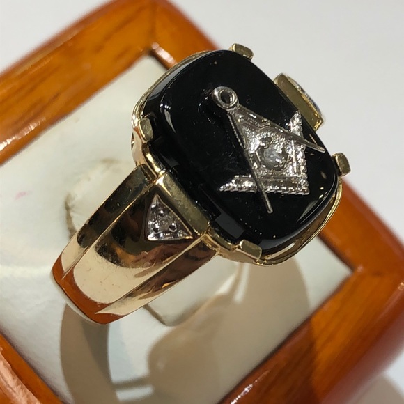 Men Masonic ring - Picture 2 of 7